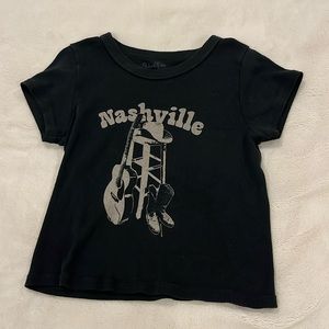 brandy melville “nashville” baby tee